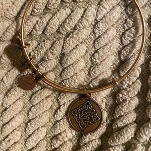 Alex and Ani Celtic Knot Charm Bangle Bracelet